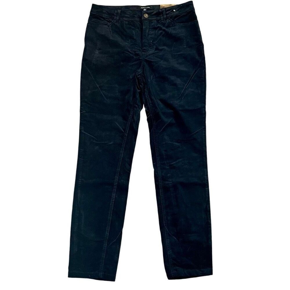 New John Mark Women’s Sedona Black Velour Pants 8